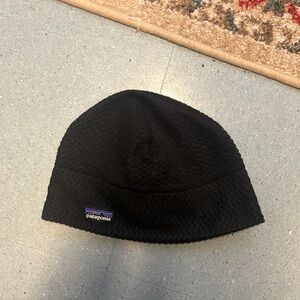 Patagonia Textured Black Knit Hat
